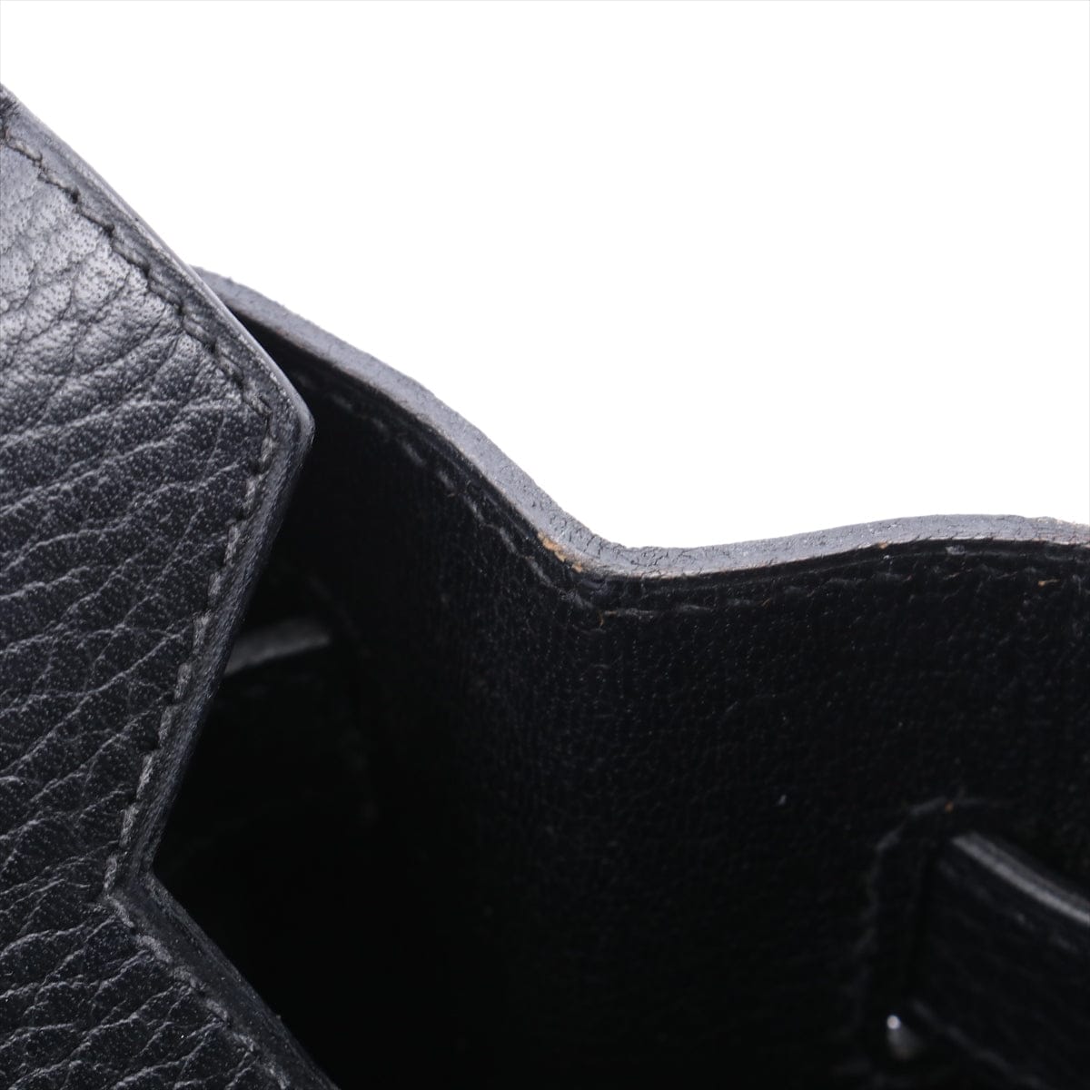 HermÃ¨s Birkin 30 Black Pebbled Leather Gold Harware