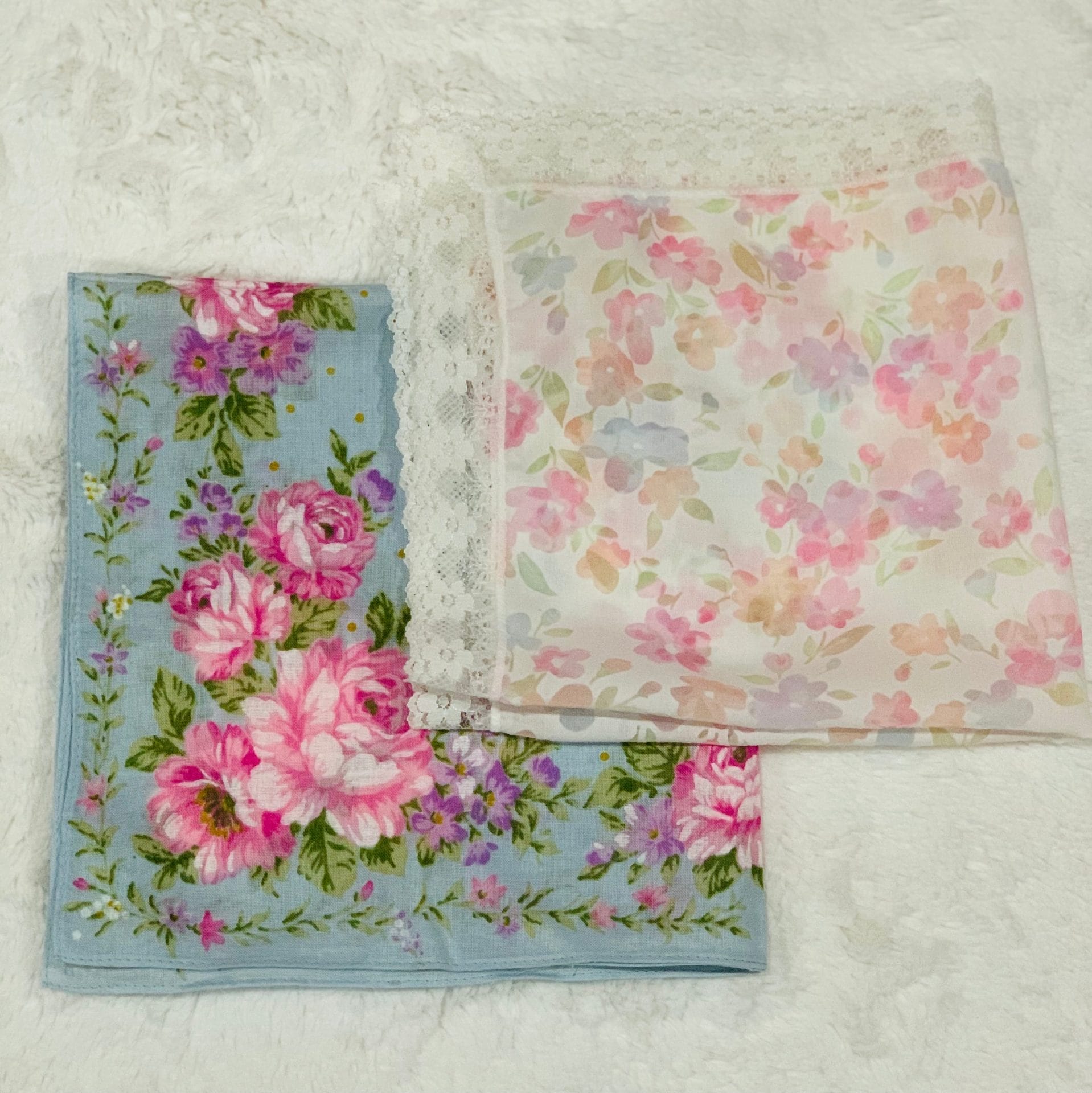 Christian Dior, Valentino & Givenchy Handkerchief