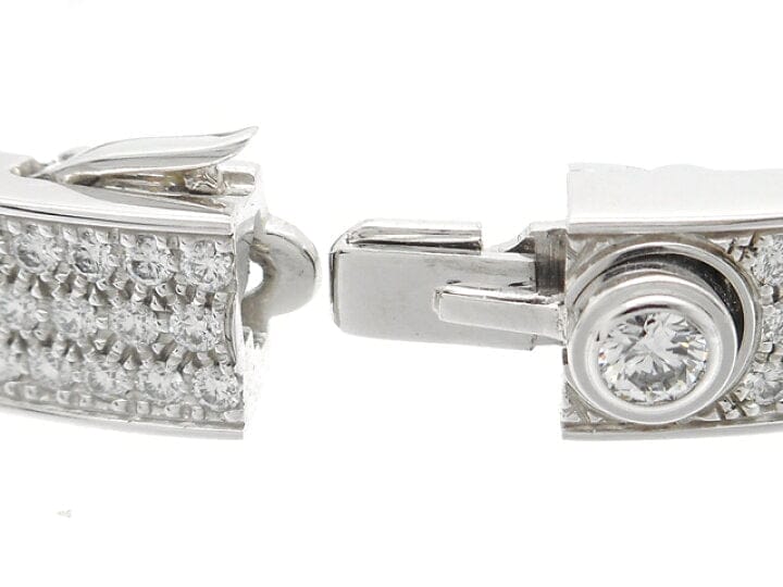 Cartier Diamond Full 18KT White Gold Love Bracelet Size 20 w/ Cert