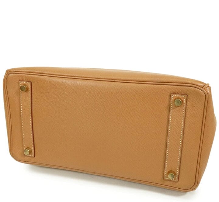 HermÃ¨s Birkin 32 Golden Brown Togo Leather Bag