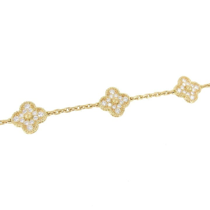 Van Cleef & Arpels Diamond Vintage Alhambra Bracelet