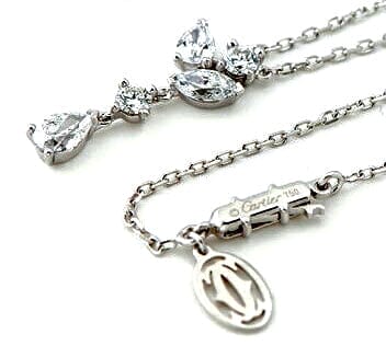 Cartier High-Jewelry 1.70ct Diamond Blossom 18KT White Gold Necklace