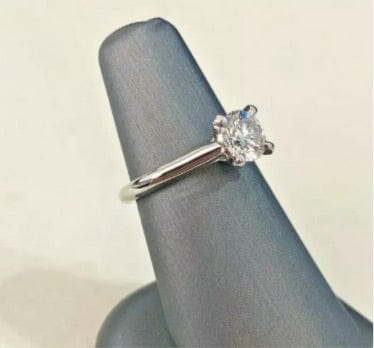 Cartier 1.01ct  VVS2 Engagement/ Wedding Platinum Ring