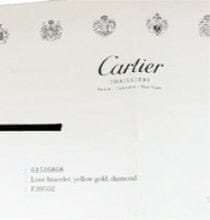 Cartier 10 Diamond Full 18KT Yellow Gold Love Bracelet Size 16
