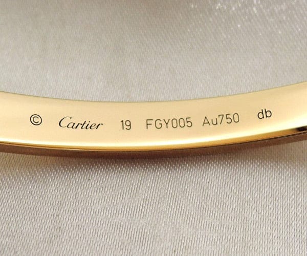 Cartier 18KT Yellow Gold Love Bracelet Size #19 wCertificate