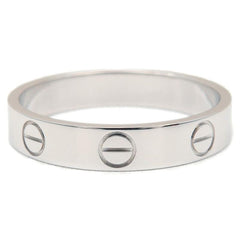 Cartier Mini Wedding Love Ring 18KT White Gold #53/ US 6 1/4