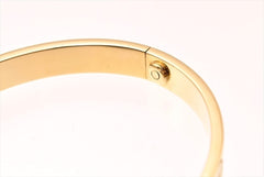 Cartier Love Bracelet 18KT Yellow Gold #17 Screw Motif