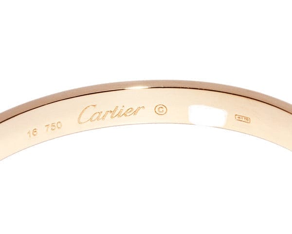 Cartier 18KT Rose Gold Love Bracelet Size 16