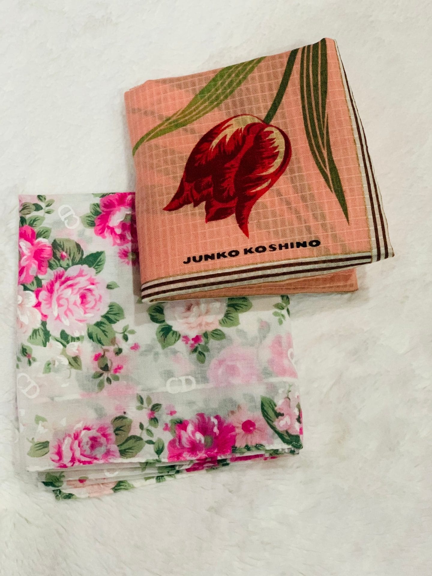 Christian Dior, Valentino & Givenchy Handkerchief