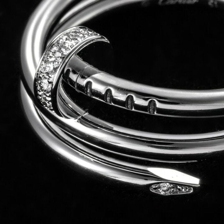 Cartier Diamond Juste Un Clou Nail Ring Size 51