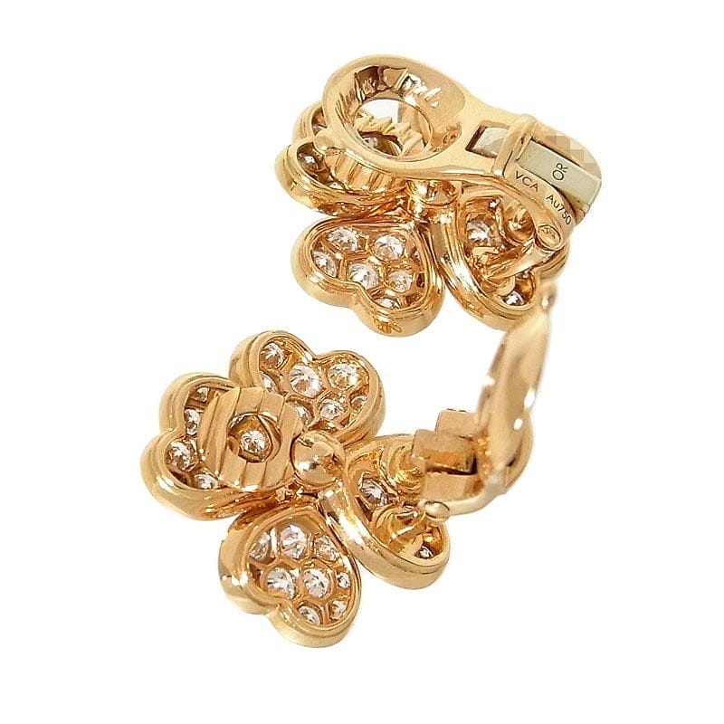 Van Cleef & Arpels Cosmos Diamond Earrings Clips