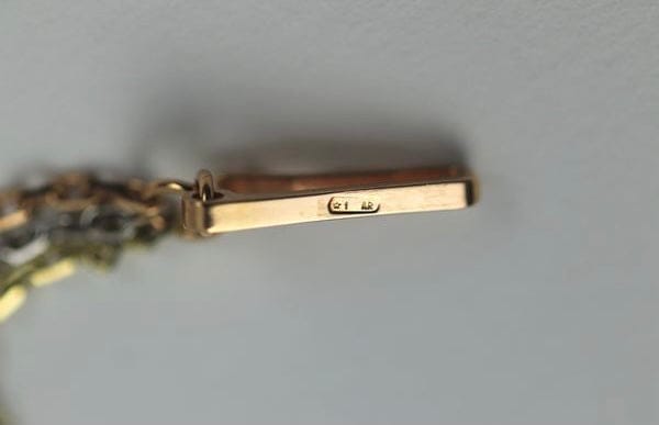 Cartier Trinity Diamond 18KT Tri-Gold Necklace Chain & Pendant