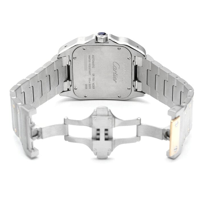 Cartier Santos de Cartier LM 18KT Yellow Gold & Stainless Steel Watch