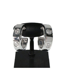 Cartier 6P Diamond 18KT White Gold Love Earrings
