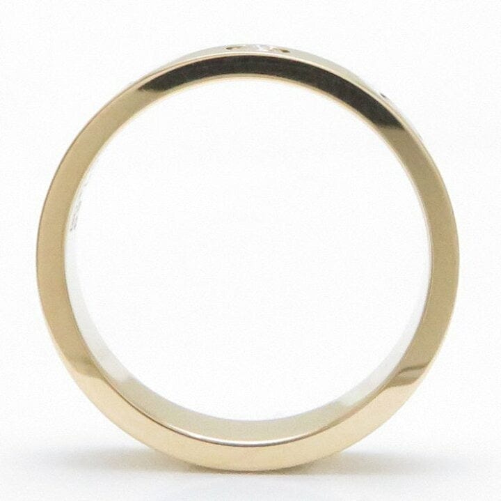 Cartier 1P Diamond 18KT Yellow Gold Wedding Love Ring Size 50/ 5