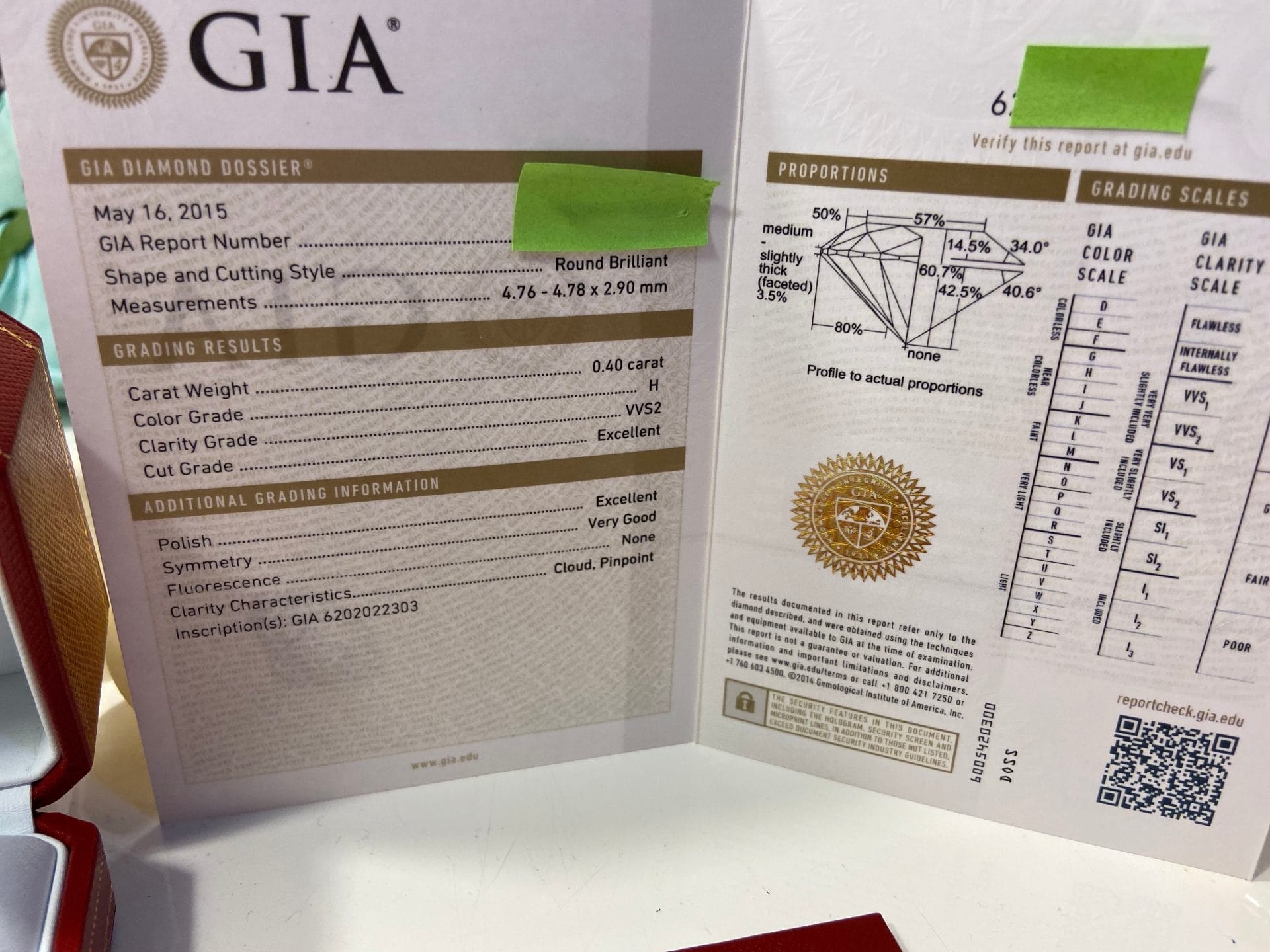 Cartier .40ct Diamond PT950 Wedding/ Engagement Ring