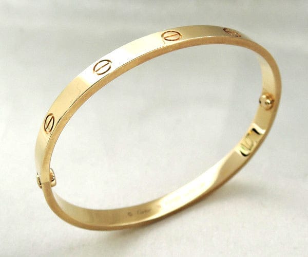 Cartier 18KT Yellow Gold Love Bracelet Size #19 wCertificate