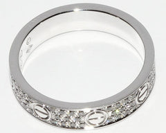 Cartier Diamond Paved 18KT White Gold Wedding Love Ring