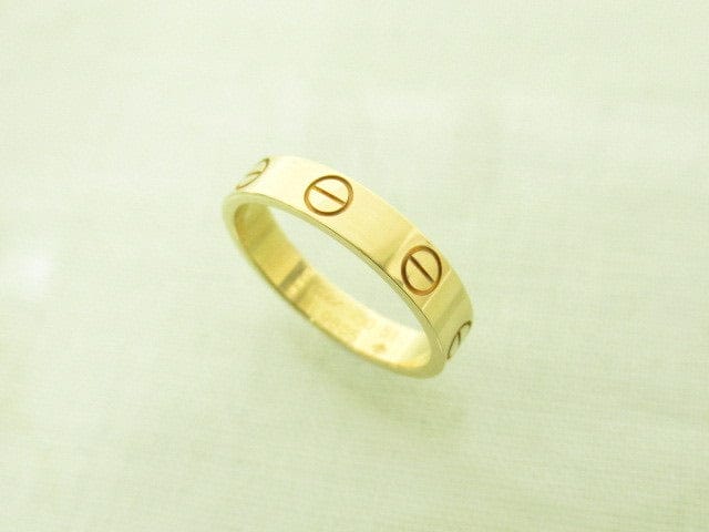 Cartier Mini/ Wedding 18KT Yellow Gold Love Ring #51