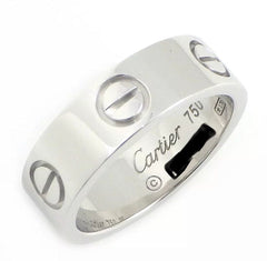 Cartier 18KT White Gold Love Ring #50/ US 5