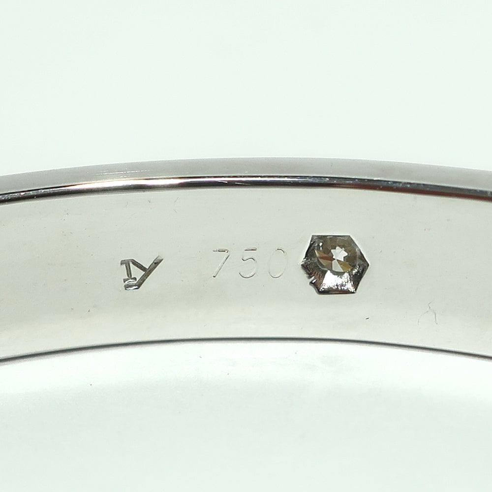 Cartier 10 Diamond 18KT White Gold Love Bracelet, Size 17 w/ Certificate