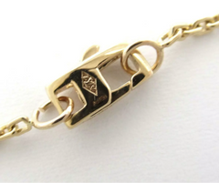 Louis Vuitton Diamond V Heart 18KT Rose Gold Necklace