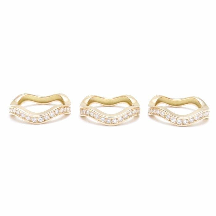 Cartier Diamond 18KT Yellow Gold Neptune Ring Size 6