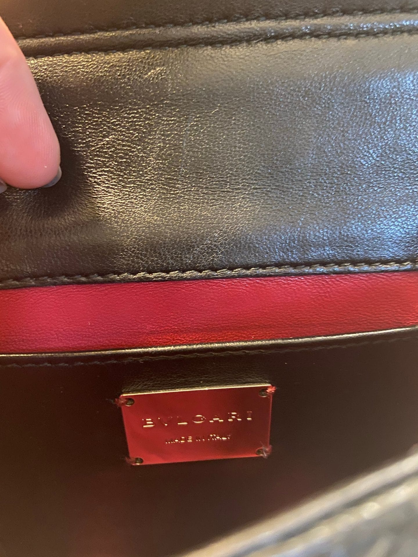 Bvlgari Divaâ€™s Dream Black Quilted w/ Studs Crossbody Handbag