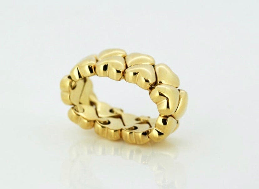 Cartier Puffy Heart Diamond 18KT Gold Ring