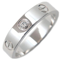 Cartier 1P Diamond 18KT Gold Mini Love Ring