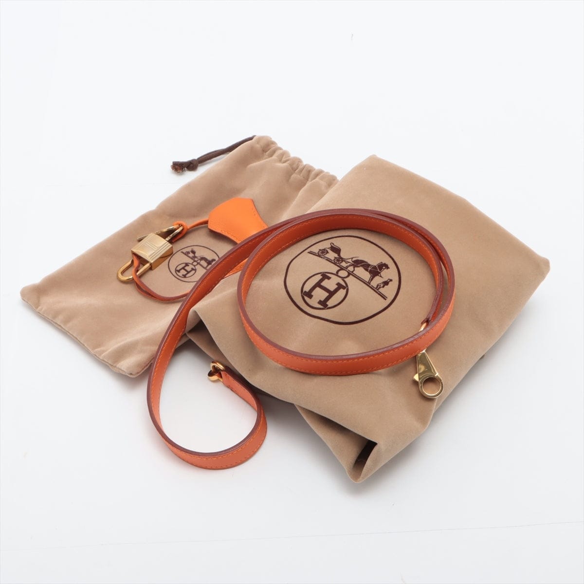 HermÃ¨s Kelly 28 Taurrilon Clemence Orange Leather Gold Hardware Bag Satchel