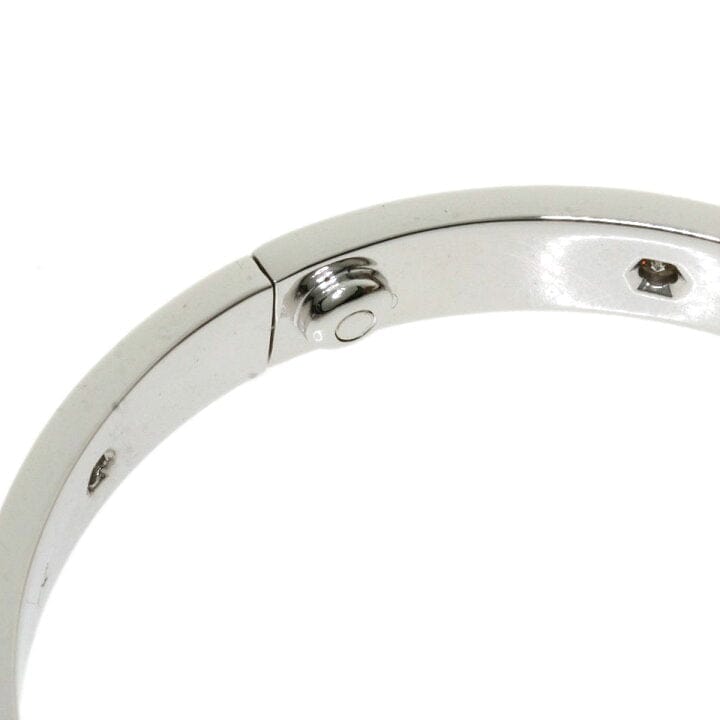Cartier 10 Diamond 18KT White Gold Love Bracelet Size 16
