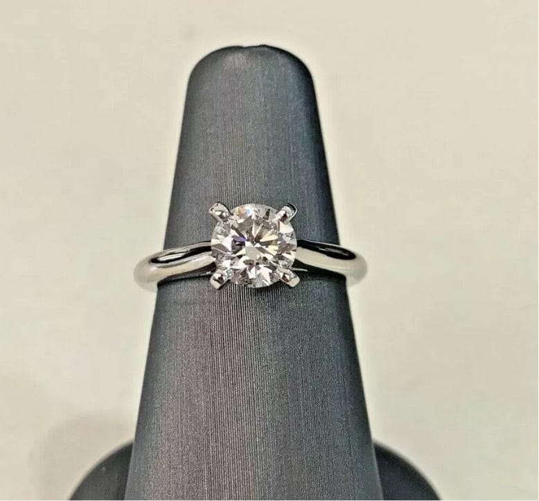 Cartier 1.01ct  VVS2 Engagement/ Wedding Platinum Ring