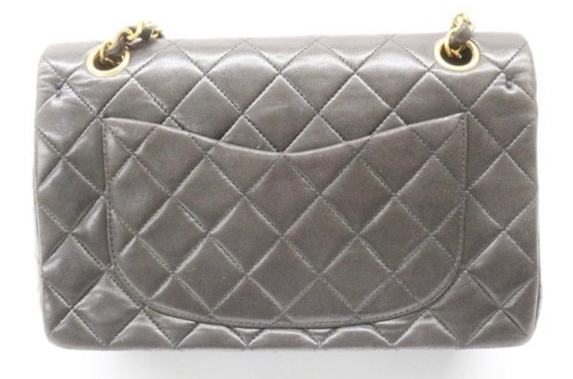 CHANEL Double Flap 23 Gold Hardware Lambskin Shoulder Bag