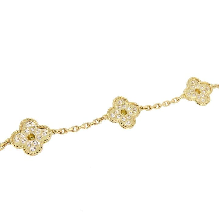 Van Cleef & Arpels Diamond Vintage Alhambra Bracelet
