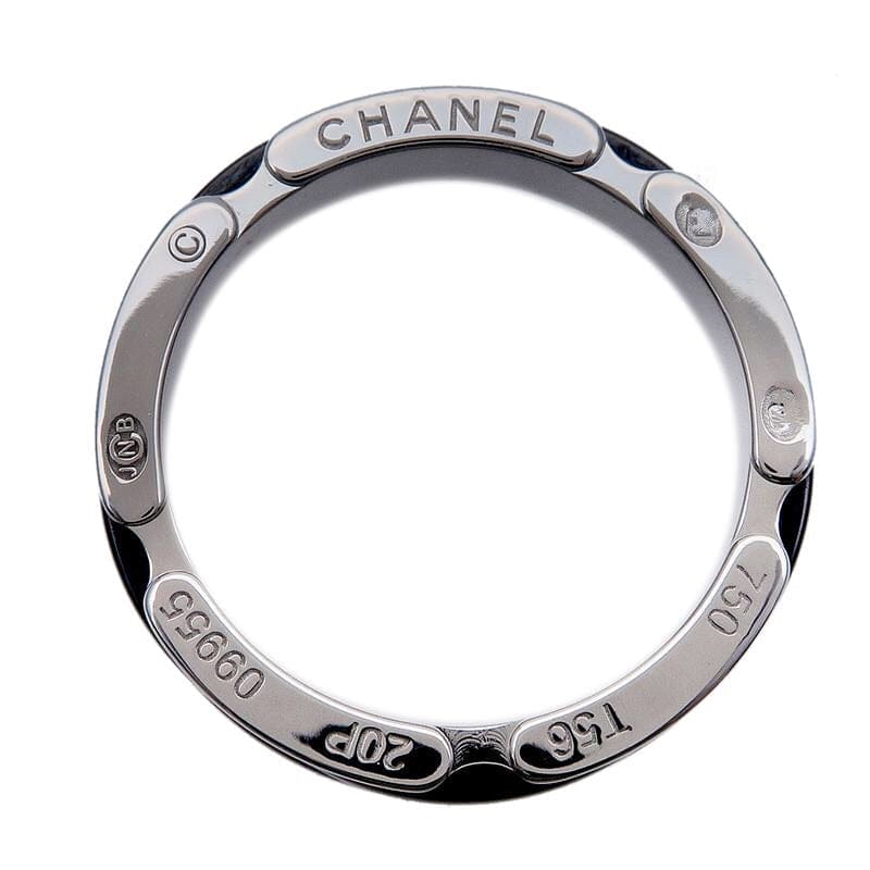 CHANEL Ultra 18KT Gold & Black Ceramic Ring