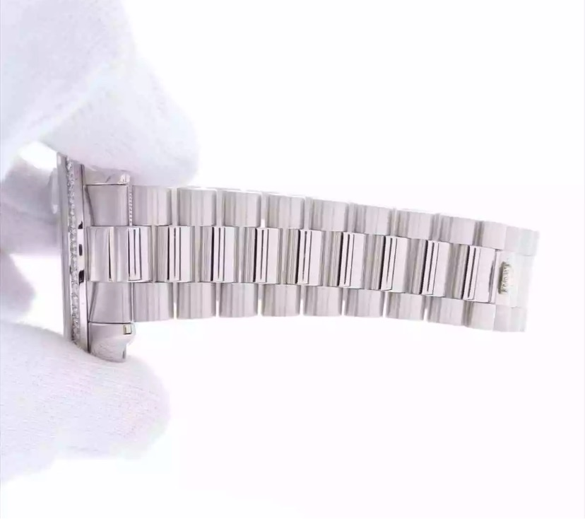 Rolex Ice Blue Diamond Dial Platinum Pt950 36mm Menâ€™s Watch
