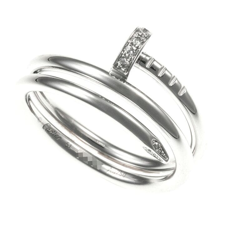 Cartier Diamond Juste Un Clou Nail Ring Size 51