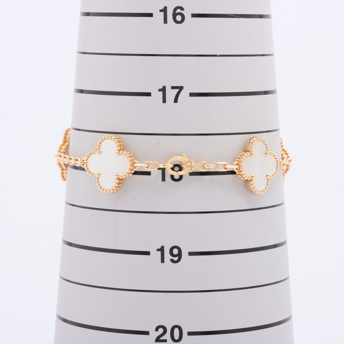 Van Cleef & Arpels Vintage Alhambra Mother of Pearl Bracelet w/ VCA Cert
