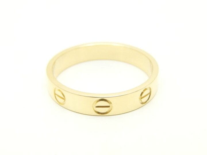 Cartier Wedding (Mini) Love Ring 18KT Yellow Gold Size 54/ 6.5