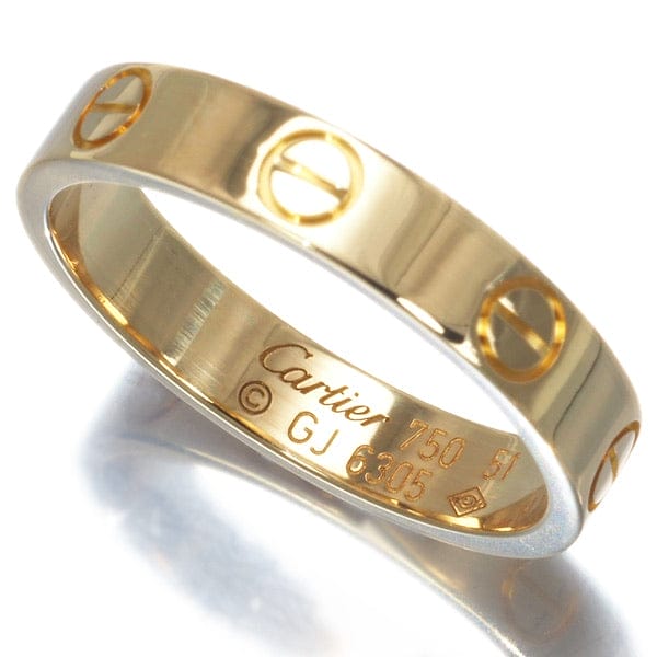 Cartier Mini Wedding Love Ring 18KT Yellow Gold #51
