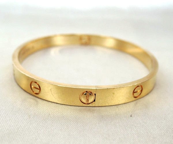 Cartier 18KT Yellow Gold Love Bracelet Size #19 wCertificate