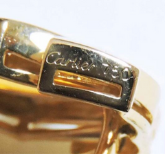 Cartier Penelope Double C De Cartier 18KT Yellow Gold Earrings