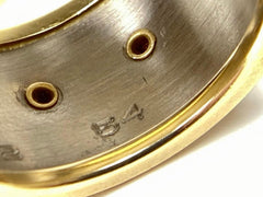 Cartier Walking Panthere 1970â€™s 18KT White & Yellow Gold Ring Size #54/ 6.5