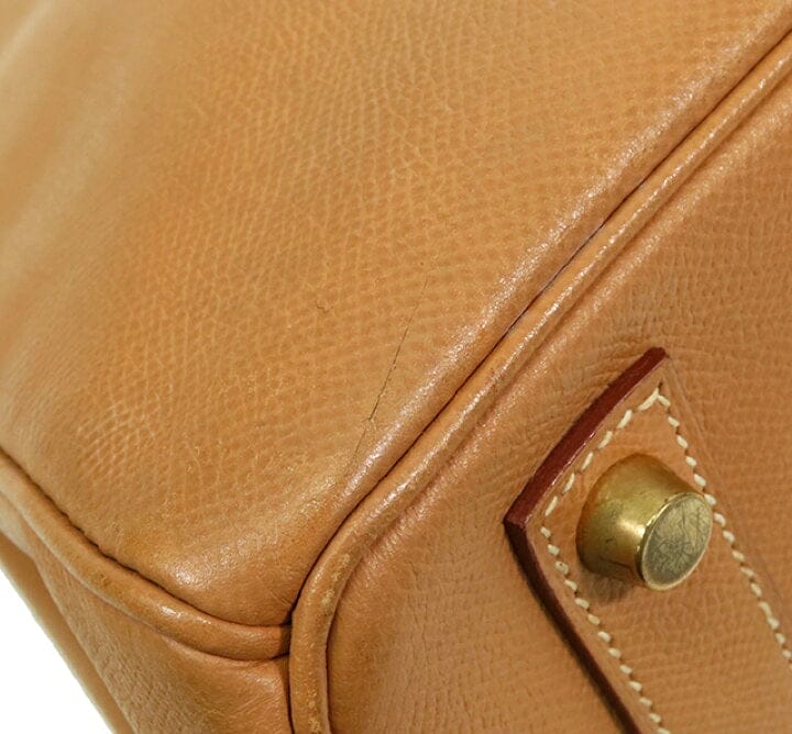 HermÃ¨s Birkin 32 Golden Brown Togo Leather Bag