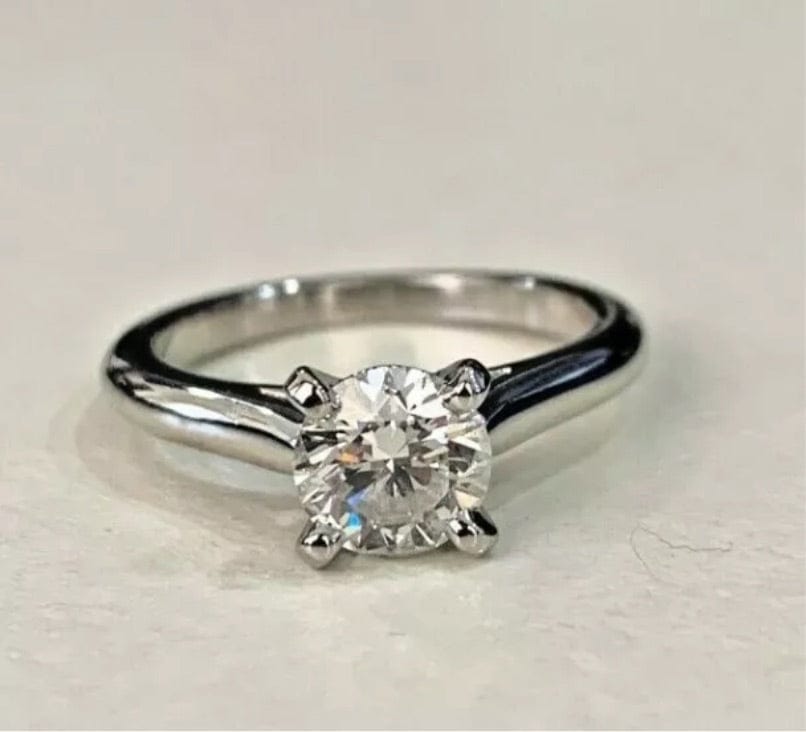 Cartier 1.01ct  VVS2 Engagement/ Wedding Platinum Ring