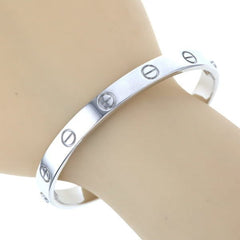 Cartier Love Bracelet 18KT White Gold Screw Motif #19