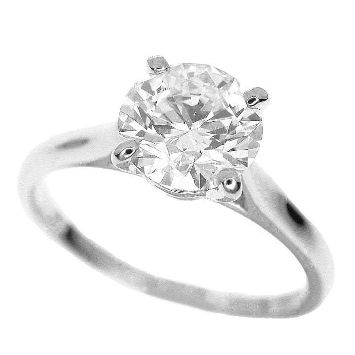 Cartier 1.51ct Diamond GIA 1895 Solitaire Engagement Wedding Ring Size 5