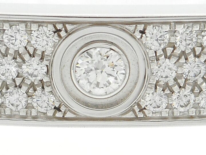 Cartier Diamond Full 18KT White Gold Love Bracelet Size 20 w/ Cert