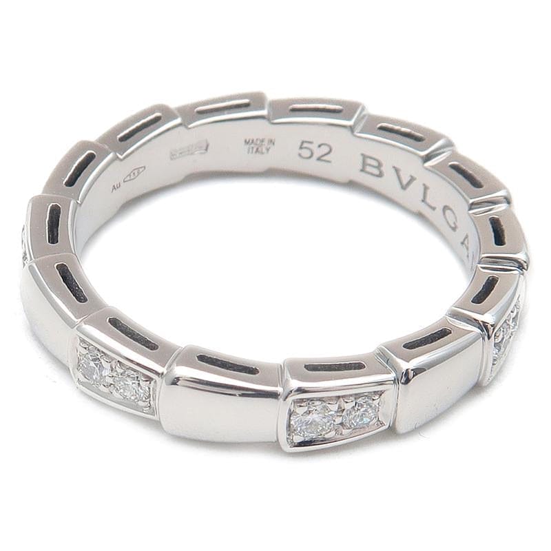 Auth Bvlgari Bulgari Serpenti Diamond & Gold Ring